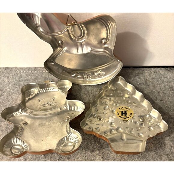 Set of 3 Vintage Hi-Mark Copper Cookie Cutters  # 3020 - Picture 5 of 5